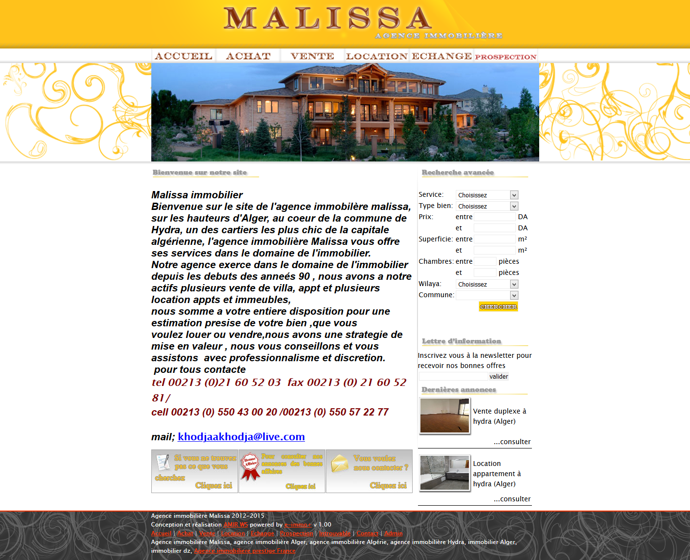 malissa immobilier
